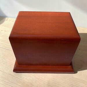 Home Decor Accent - Solid Poplar, Cherry Stain, Made in USA